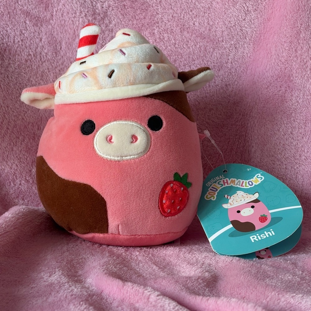 5” squishmallow cow “rishi”